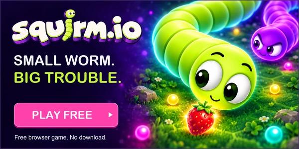 Squirm.io — free multiplayer snake game, play in your browser