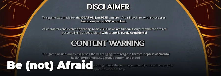 Be (not) Afraid — play the free online horror game on FunClicker