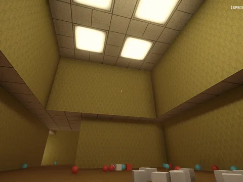 Backrooms Walking Simulator — play the free online horror game on FunClicker