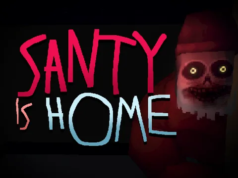 Santy Is Home — play the free online horror game on FunClicker