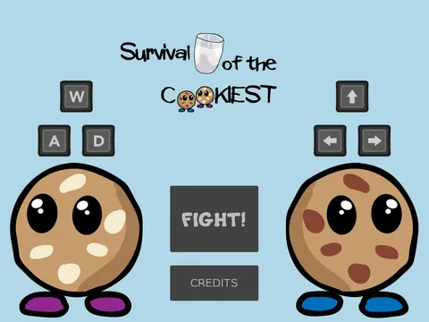 Survival of the Cookiest — play the free online platformer game on FunClicker